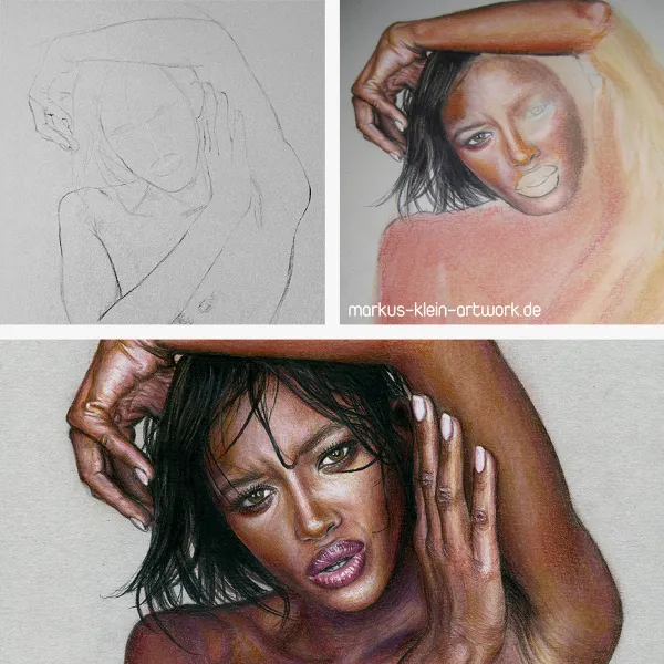 Naomi Campbell Wip Collage Naomi Campbell Wip Collage