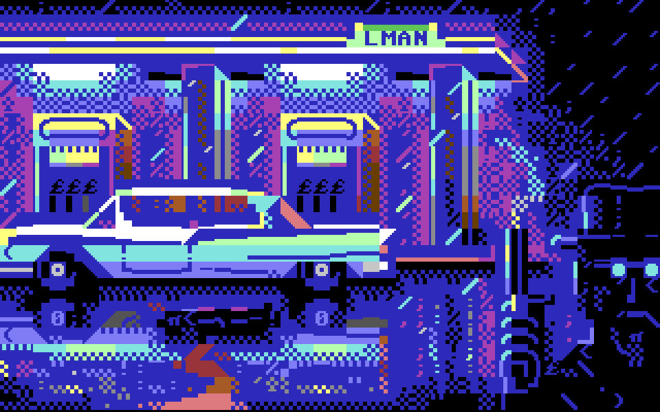LMania - Gas Station Murder PETSCII