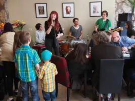 Natascha Bell & Band performing their awesome concert

(Photo by D. Kesselgruber)