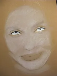 Cameron Diaz WIP 1/6: Rough outline and basic layer